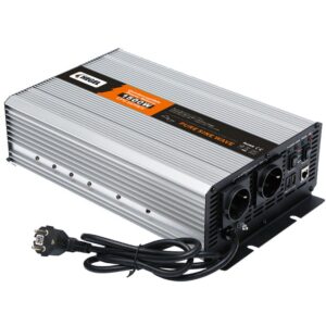 1500 Watt 12 Volt Tam Sinüs İnverter AC 220V Şarjlı - Hegel