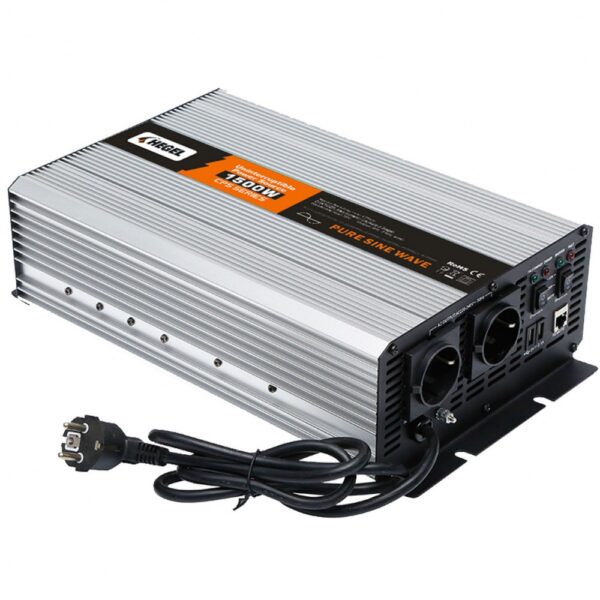 1500 Watt 12 Volt Tam Sinüs İnverter AC 220V Şarjlı - Hegel