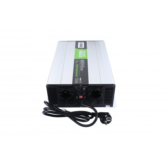 2000 Watt 12 Volt Tam Sinüs İnverter AC 220V Şarjlı - Hegel - Görsel 3